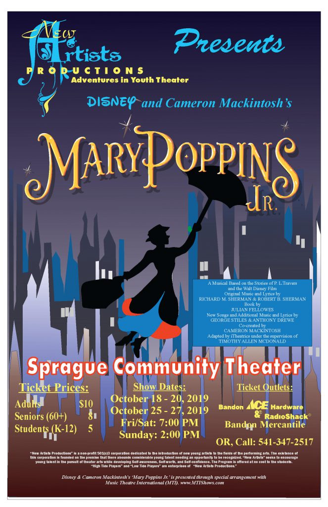 Disney S Mary Poppins Junior Bandon Events   Mary Poppins 663x1024 