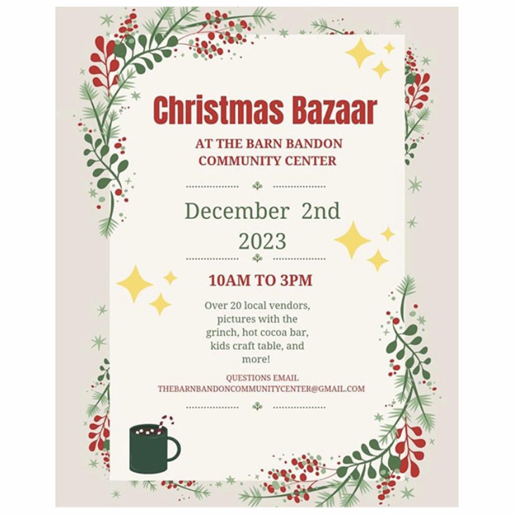 holiday bazaar poster