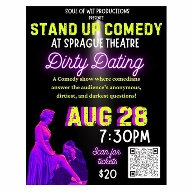 comedy event poster