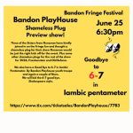 Playhouse flier